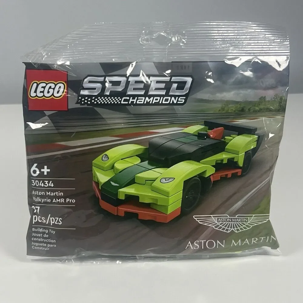 New 2022 Lego Speed Champions 30434 Aston Martin Valkyrie AMR Pro Polybag Set